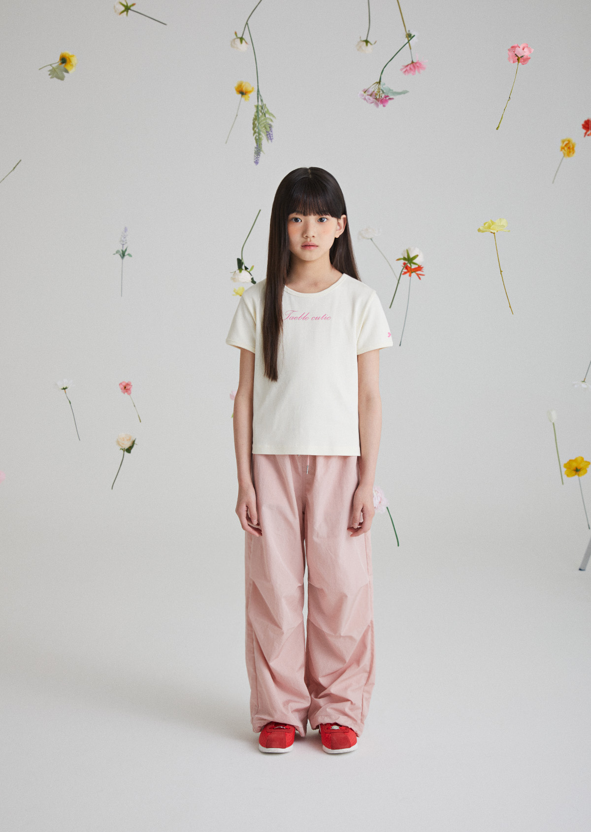 With Crop T-Shirt - Butter