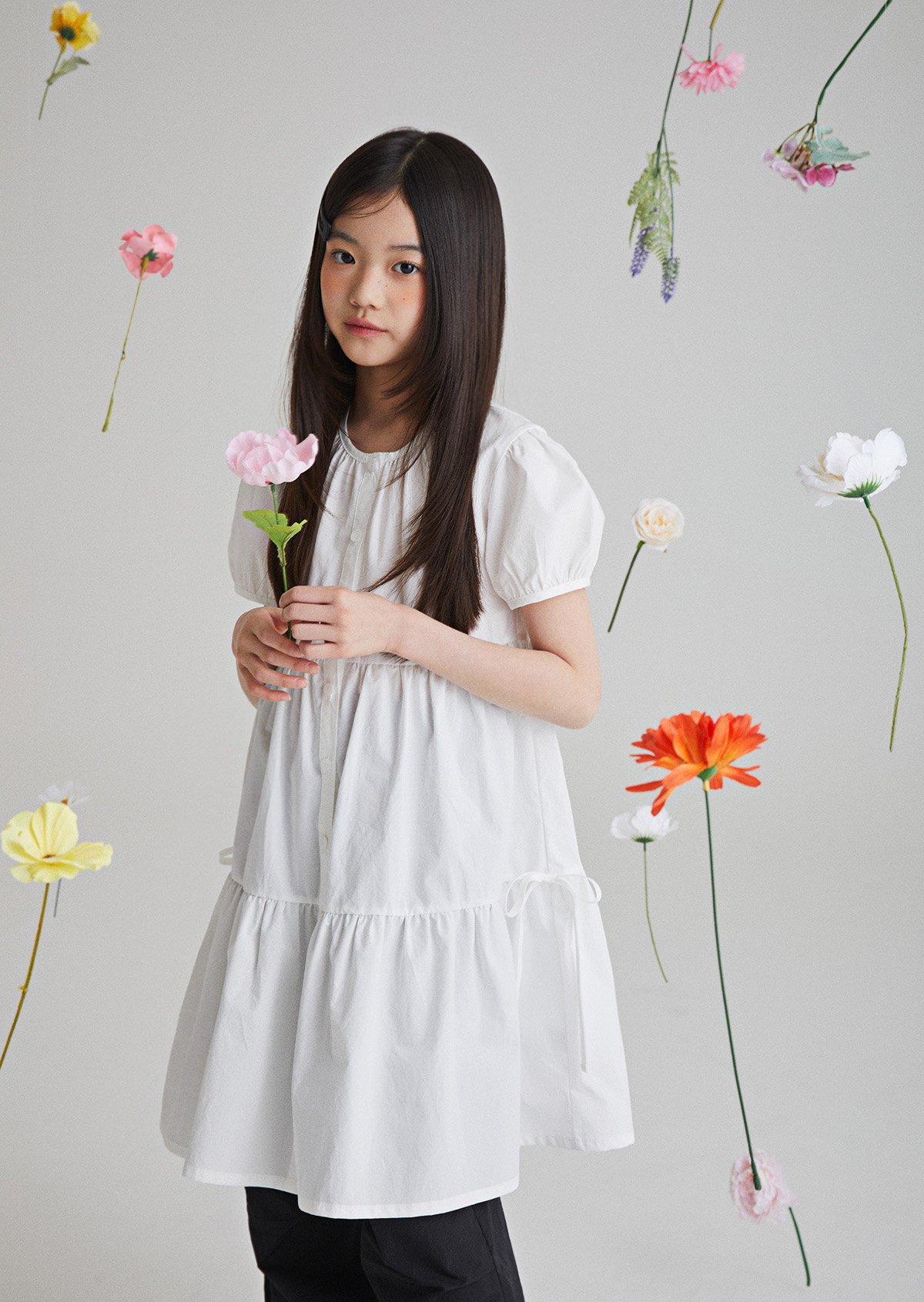 From Tiered Dress - Ivory