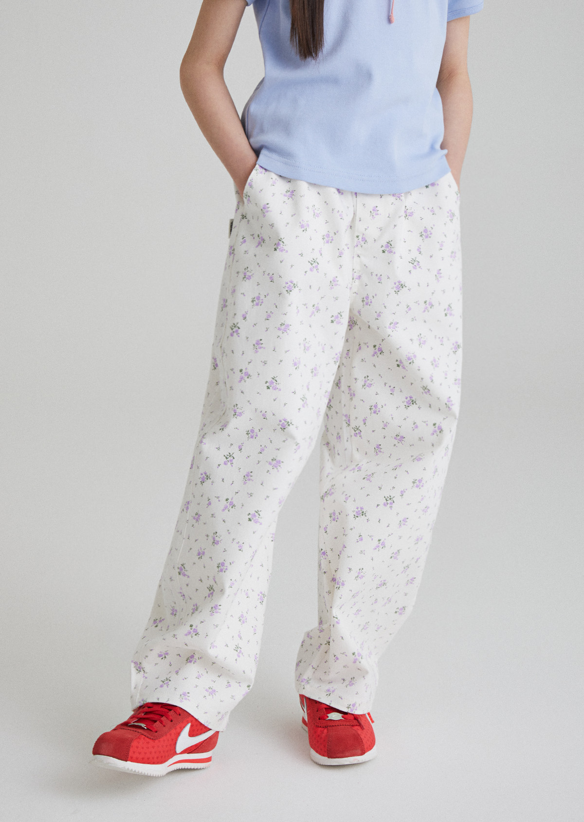 Flower Balloon Pants - Ivory