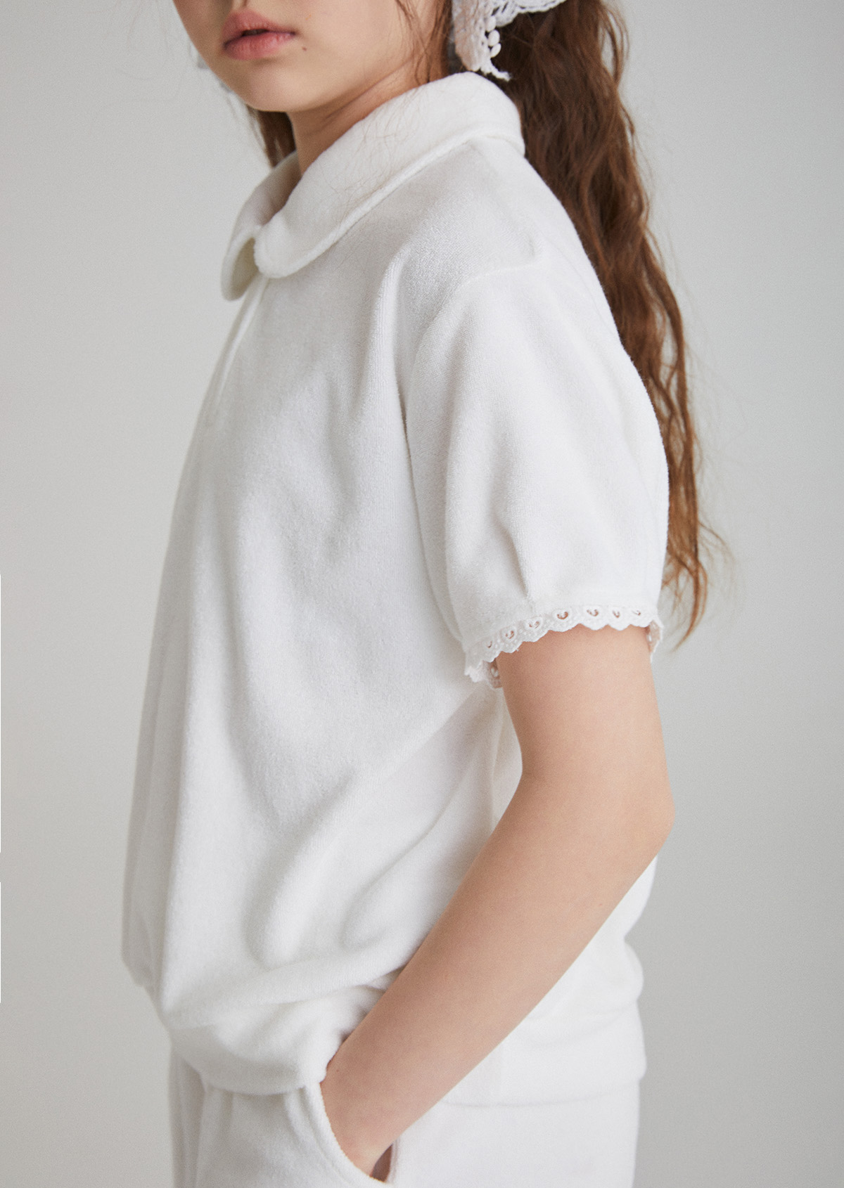 Hug Terry T-Shirt - Ivory