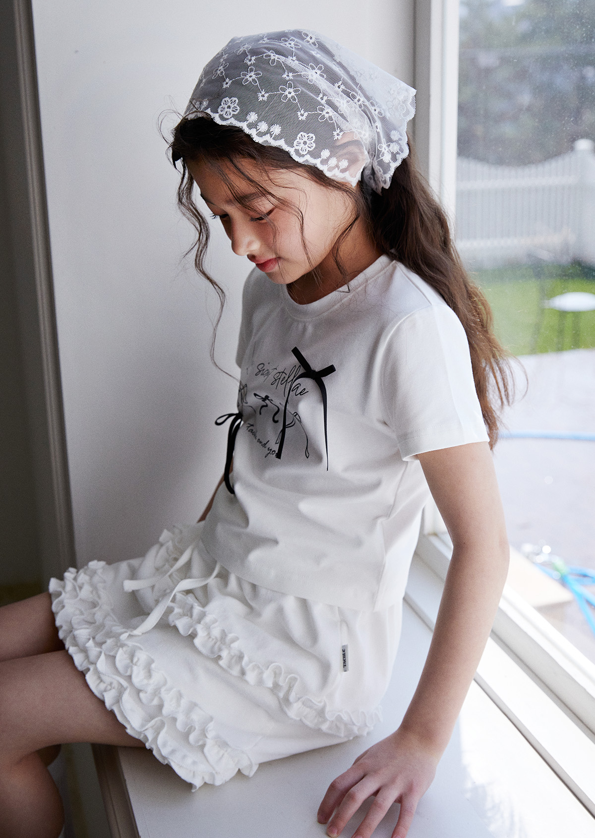 Chou Chou Frill Skirt - Ivory