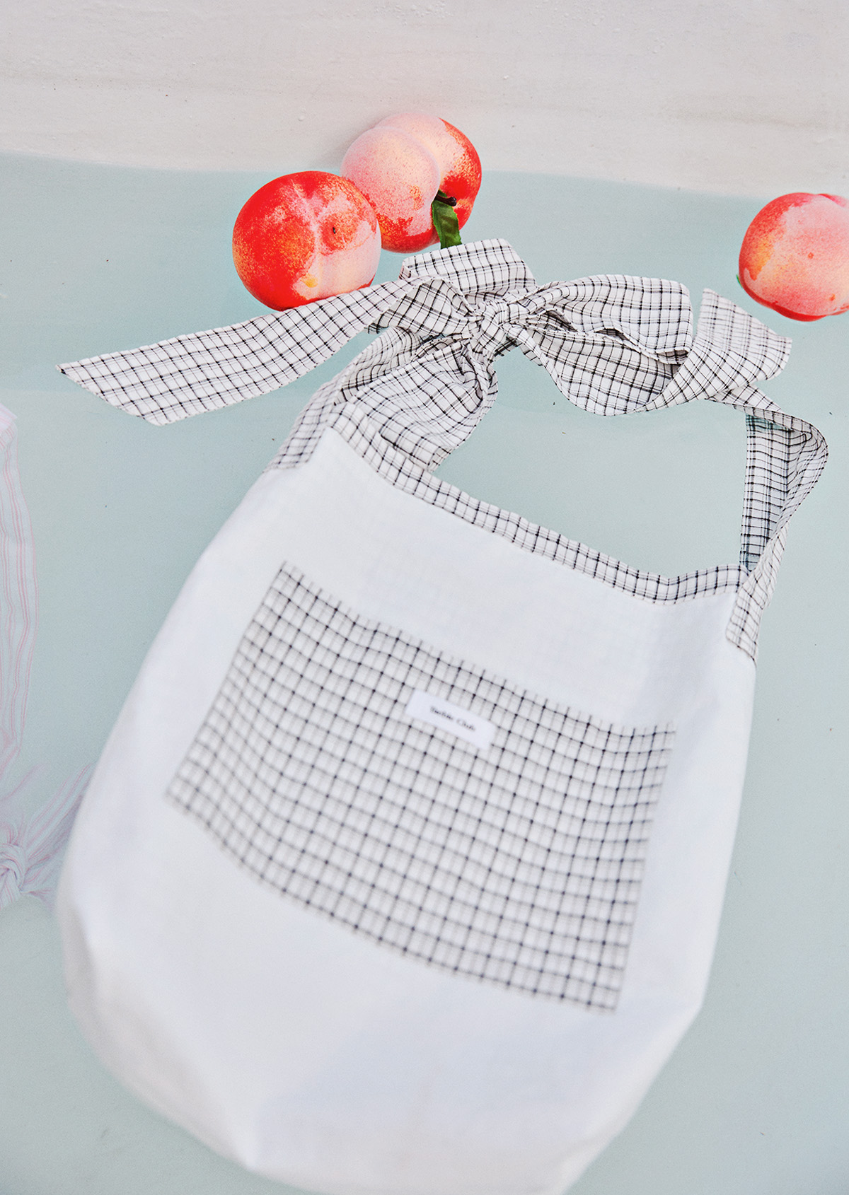 Ribbon Reversible Eco Bag - Ivory