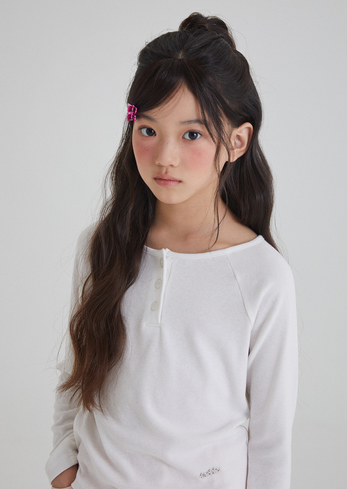 Taeble Henley Boatneck Tee - Ivory