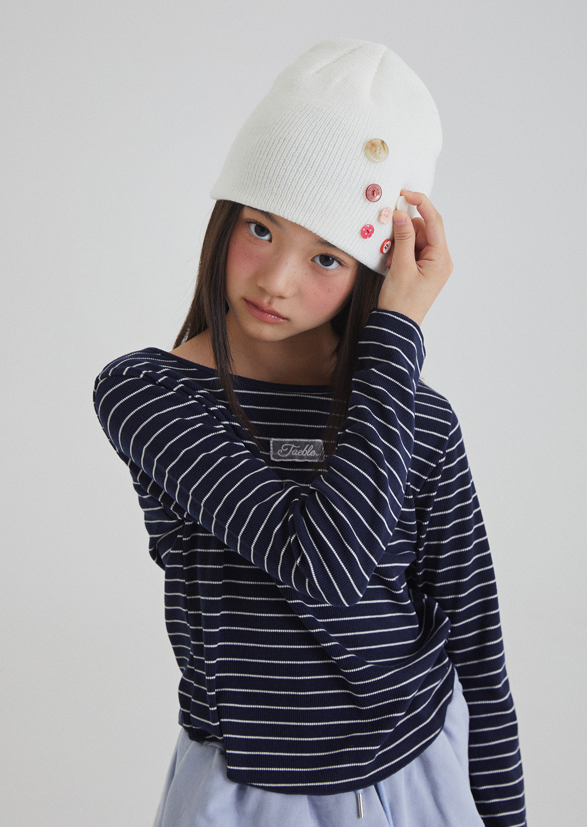 Lazy Boatneck Tee - Navy